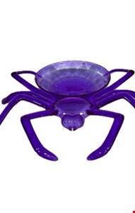 Temático Halloween - Petisqueira Aranha Roxa 25cmC