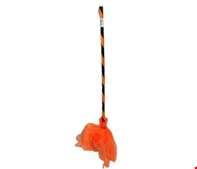 Temático Halloween - Vassoura Tule Laranja 90cmA