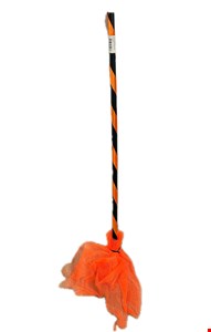 Temático Halloween - Vassoura Tule Laranja 90cmA