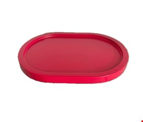 Bandeja Oval MDF Rosa Pink 19cmL