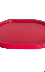 Bandeja Oval MDF Rosa Pink 19cmL