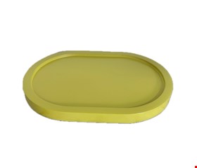 Bandeja Oval MDF Verde Pistache 19cml