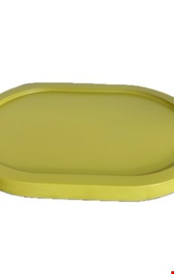 Bandeja Oval MDF Verde Pistache 19cml