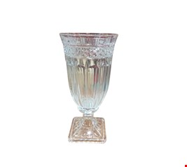 Vaso Vidro Transparente Cristal 32cmA 14cmD 