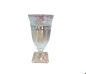 Vaso Vidro Transparente Cristal 32cmA 14cmD 