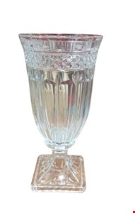 Vaso Vidro Transparente Cristal 32cmA 14cmD 