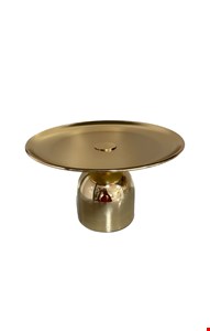 Suporte Dourado Pé Redondo 23cmD 15cmA