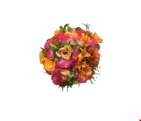 Arranjo Permanente Cravo Rosa Pink e Astromélia Laranja G