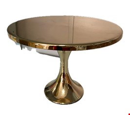 Suporte  Taça Metal Dourado 19cmA 25cmD