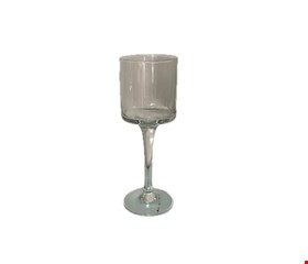 Castiçal Taça Vidro 20cmA