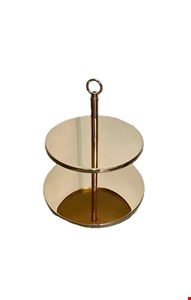 Suporte Duplo Metal Dourado 35cmA 30cmD 