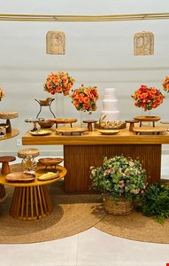 Decoração Adulto - Casamento Madeira & Dourado II