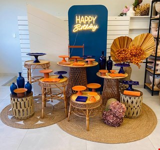 Decoração Adulto - Azul & Laranja II
