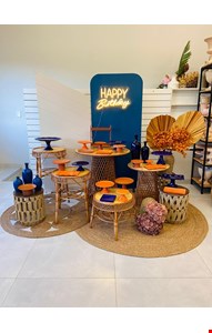 Decoração Adulto - Azul & Laranja II