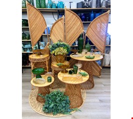 Decoração Adulto - Vime, Dourado e Verde III
