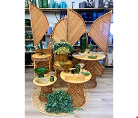 Decoração Adulto - Vime, Dourado e Verde III