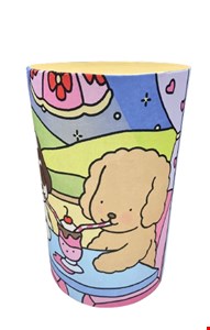 Capa de Cilindro - Tecido Sublimado Bobbie Goods tomando Sorvete G 80x50