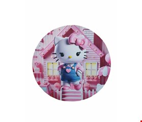 Painel Redondo Tecido Sublimado - Hello Kitty  1,50mD 