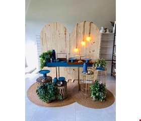 Decoração Adulto - Azul & Dourado III