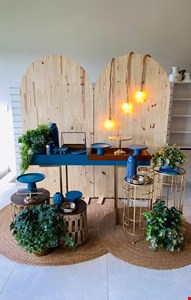 Decoração Adulto - Azul & Dourado III