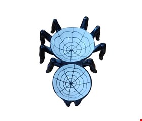 Temático Halloween - Petisqueira Aranha Preta 21cmC 
