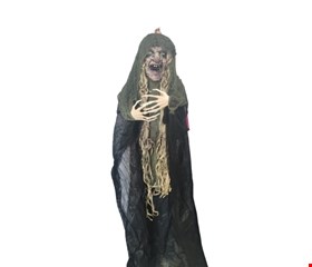 Temático Halloween - Bruxa Sonora p/ Pendurar 1,70cmA