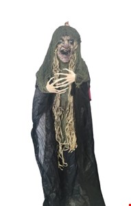 Temático Halloween - Bruxa Sonora p/ Pendurar 1,70cmA