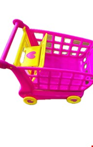 Carrinho de Compras Rosa com Coração P