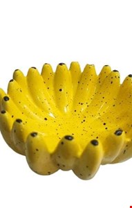 Bandeja Cacho de Banana Amarela P - 13cm