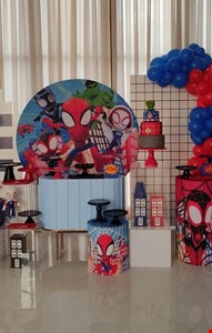 Kit Infantil Luxo - Homem Aranha e Seus Amigos XVIII