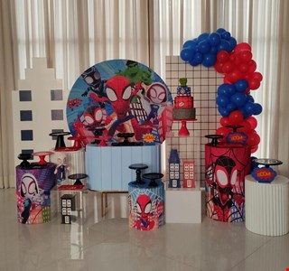Kit Infantil Luxo - Homem Aranha e Seus Amigos XVIII DCK