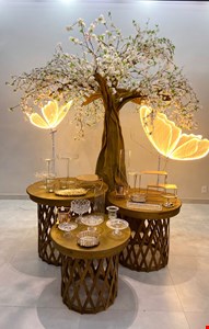 Decoração Adulto- 15 Anos Dourado & Vidro