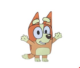 Totem Temático - Bluey Bingo Laranja 60cmA