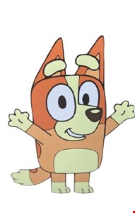 Totem Temático - Bluey Bingo Laranja 60cmA