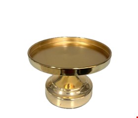 Suporte Dourado Liso PP 15cmD 10cmA