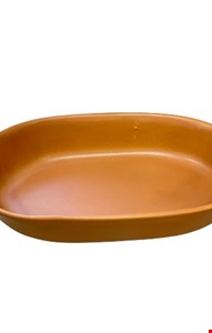 Assadeira Travessa Barro Marrom Escuro M 1,7L