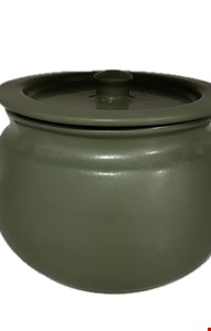 Caçarola Sem Tampa Barro Marrom e Verde 3L 14cmA 18cmD 