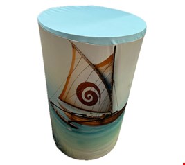 Capa Cilindro - Barco da Moana Adulta G 80cmAx50cmD