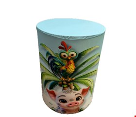 Capa Cilindro - Galo e Porco da Moana Adulta M 60cmAx45cmD