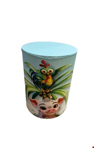 Capa Cilindro - Galo e Porco da Moana Adulta M 60cmAx45cmD