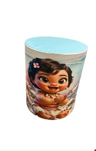 Capa Cilindro - Irmã Baby da Moana Adulta P 40cmAx45cmD