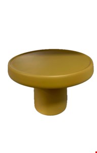 Suporte Cone Liso Fosco Bege / Mostarda 24cmD 16cmA