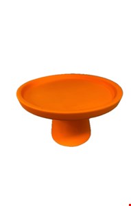 Suporte Cone Liso Fosco Laranja Neon P 17cmD 10cmA