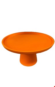 Suporte Cone Liso Fosco Laranja Neon G 25cmD 14cmA