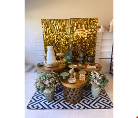 Decoração Adulto - Formatura Dourado e Verde I DCK