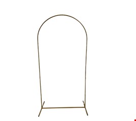 Arco Oval de Ferro Dourado Desmontável 2,mA x 1mL 