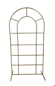 Arco Oval Janela de Ferro Dourado Novo 