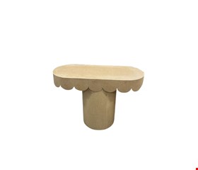 Mesa Babado MDF 1,50mL 50cmC com base cilindro 80cmA