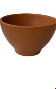 Cumbuca Barro Marrom Escuro 14cmD