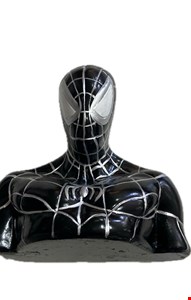 Temático Herói - Busto Homem Aranha Preto - (53251)